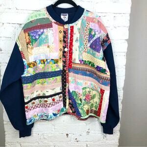 Vintage Handmade Quilted Jacket